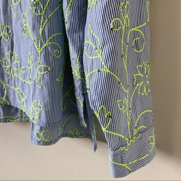 Anthro.maeve The Clarissa High-Low Buttondown Top - Picture 7 of 11